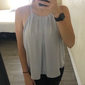 Halter top flowy blouse